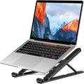 LS01 Pro Ergonomic Laptop Stand, Plastic Laptop Riser, Portable and Adjustable Notebook Computer Holder Compatible