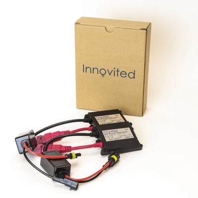 2pcs 35W 12V HID Replacement Slim Ballast for H1 H3 H4 H7 H10 H11 9005 9006 D2r D2s - 2 x Controller - 6000K Bright