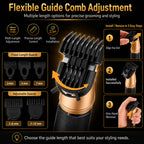 6-in-1 Beard Trimmer for Men with Charging Dock