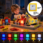 Magnetic Tiles for Kids, 39PCS Construction Magnet Tiles
