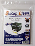 Quickn’Clean 5 Liners, Custom Fits Wooster 4-Gallon Paint Bucket.
