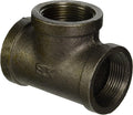LDR 310 T-114 Tee, 1-1/4-Inch, Black Malleable Iron