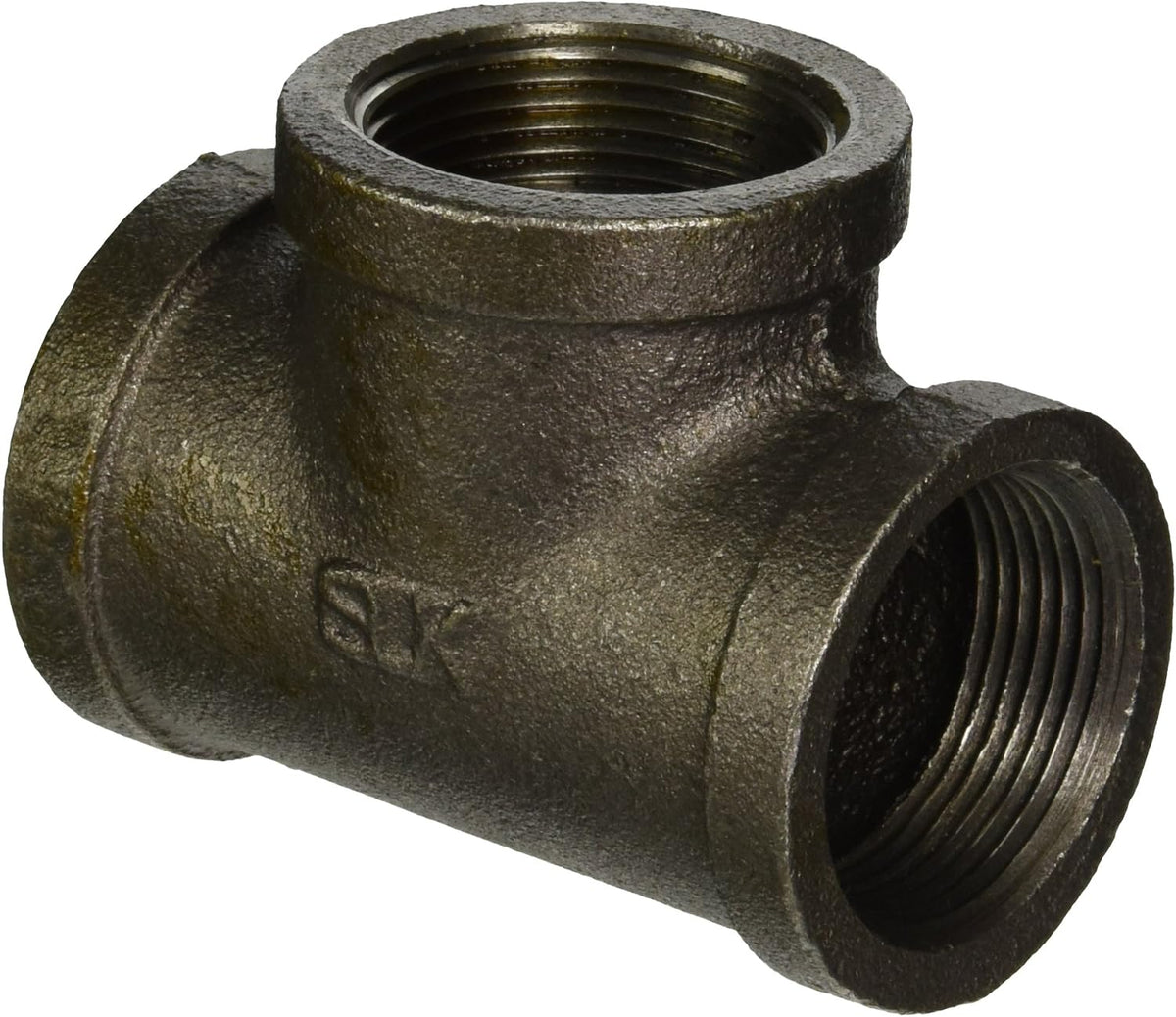 LDR 310 T-114 Tee, 1-1/4-Inch, Black Malleable Iron
