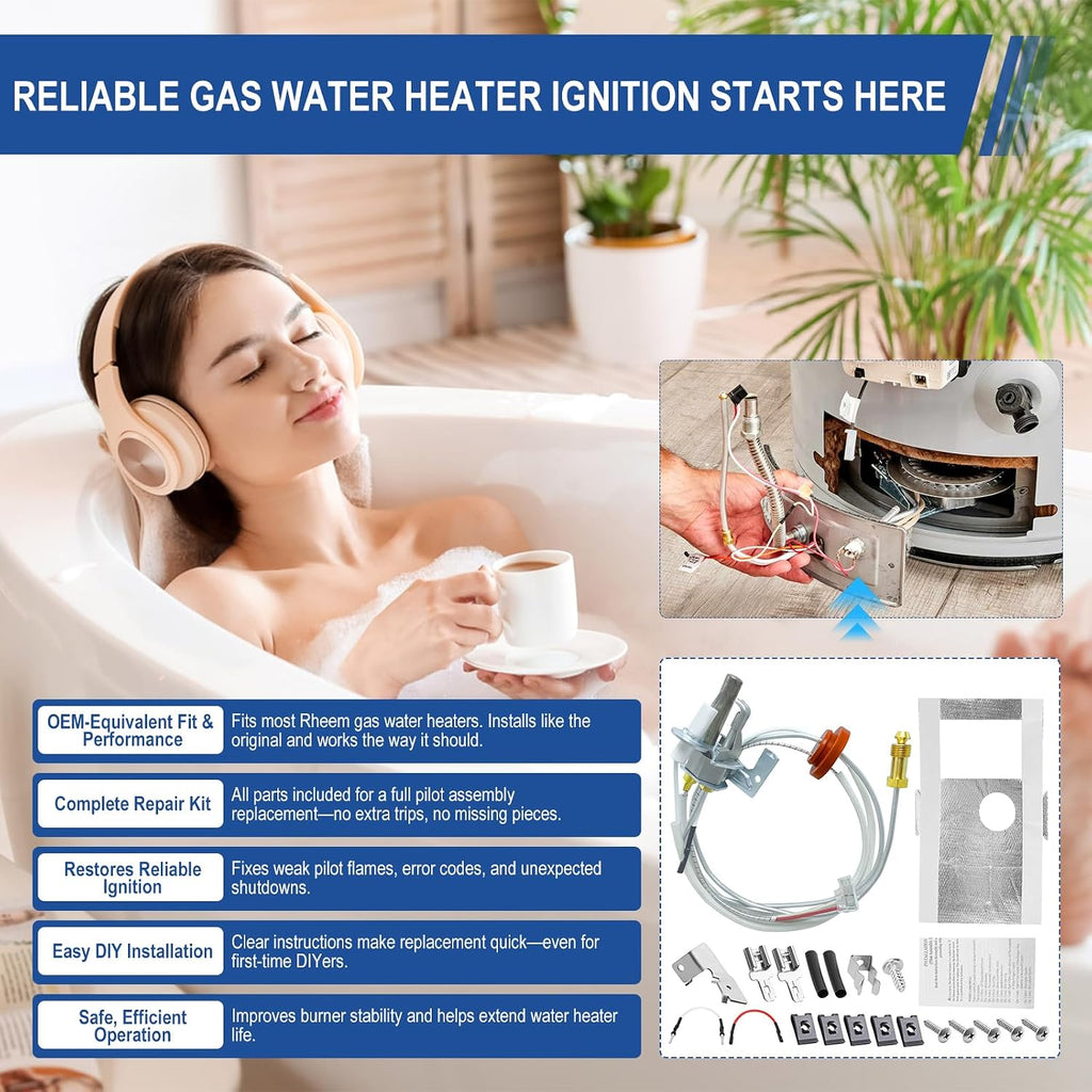 SP21058 Pilot Assembly Replacement Kit for Rheem Water Heater Parts