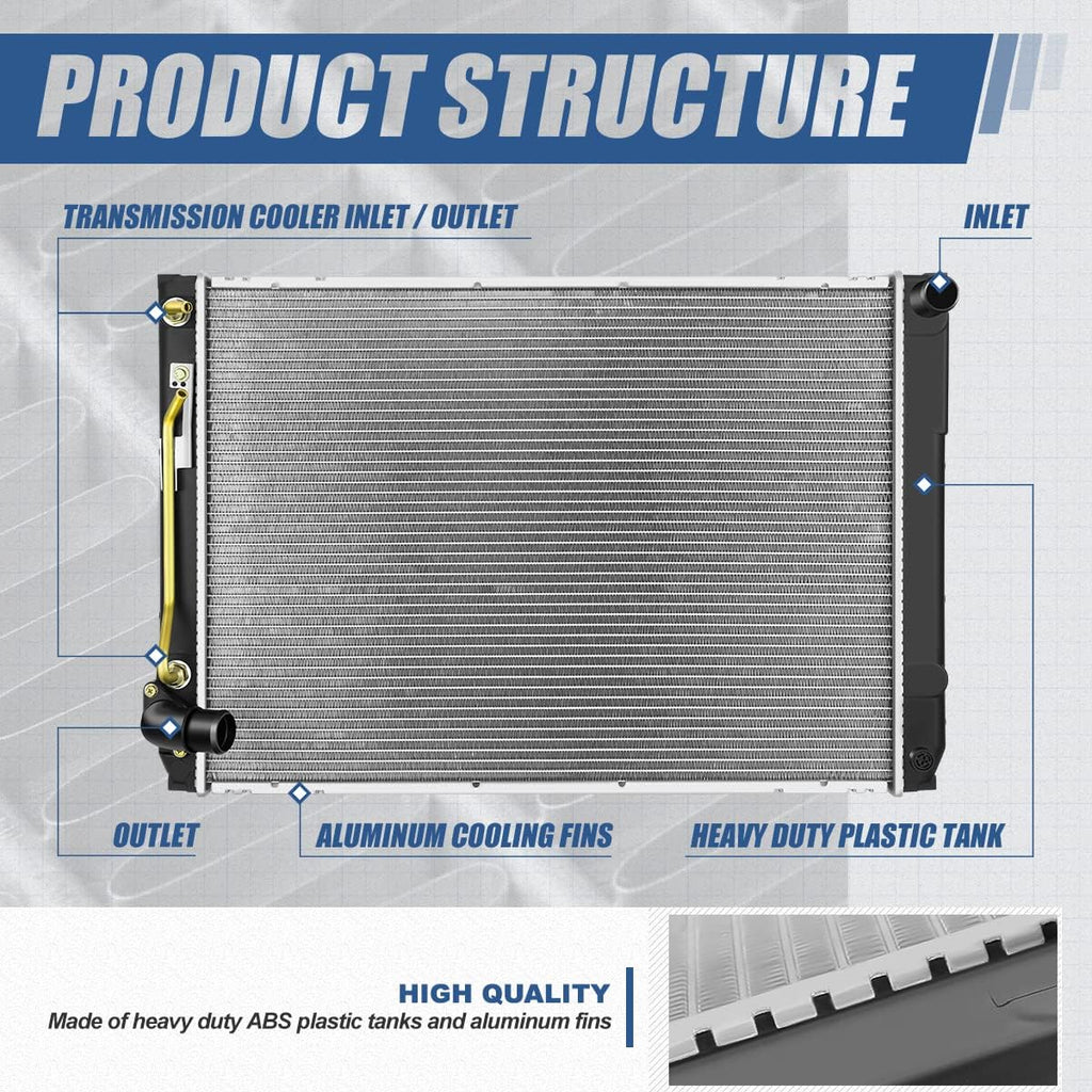 Auto Dynasty 2681 Radiator for 2004-2006 Toyota Sienna AT/MT