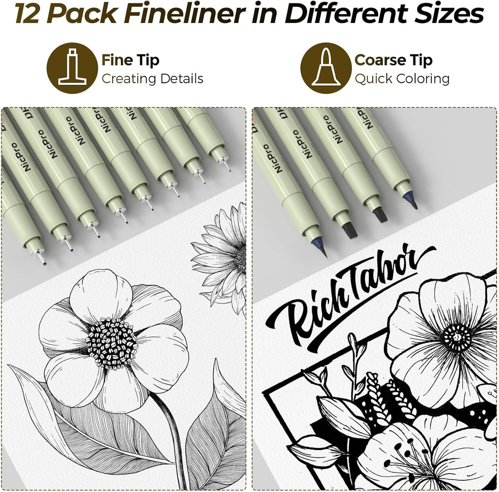 58 PCS Art Drawing Supplies Kit in Leather Case, Art Mechanical Pencil Set with 6 Metal Drafting Pencil 0.5 & 0.7 &