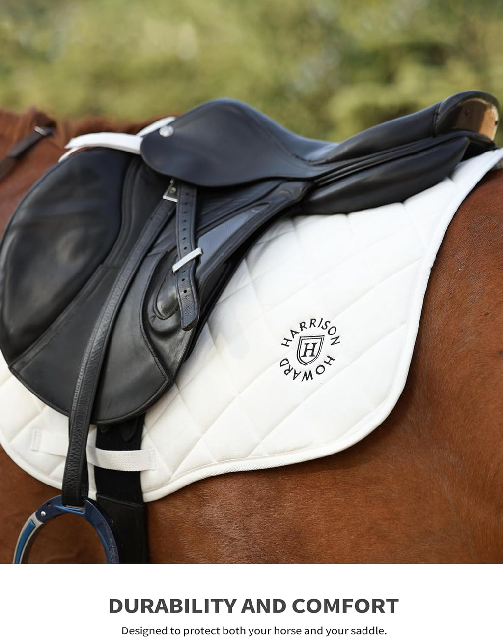 English Saddle Pad for Horse Riding, All Purpose Saddle Pad