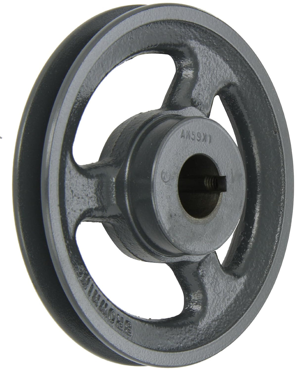 Browning AK59X1 Finished Bore Sheave, 1" Bore, Uses 3L, A Belt, 1 Groove