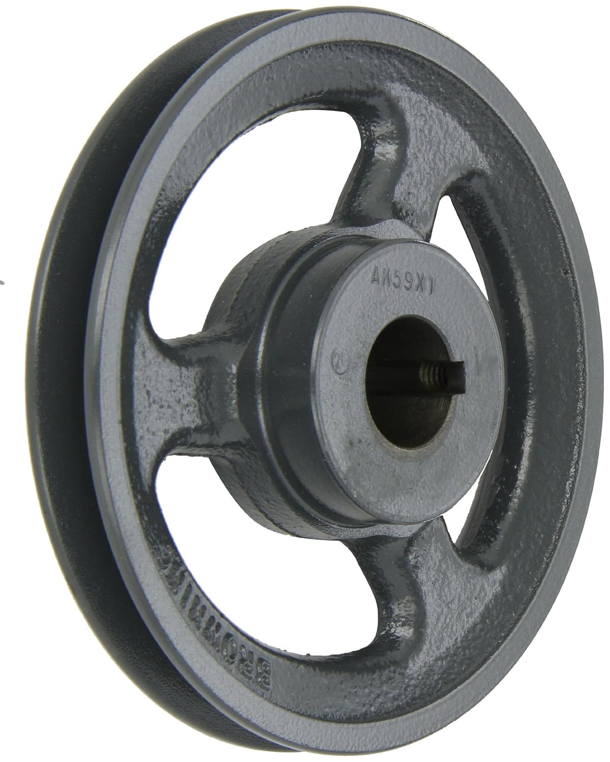 Browning AK59X1 Finished Bore Sheave, 1" Bore, Uses 3L, A Belt, 1 Groove
