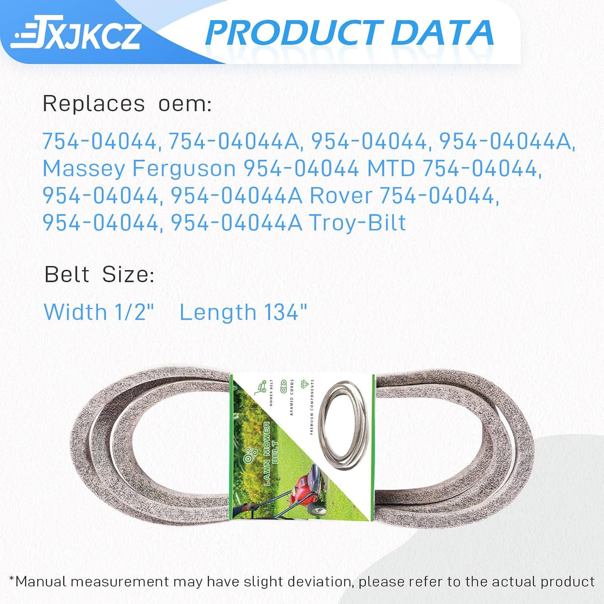 50 Inch Mower Deck Rebuild Kit for Cub Cadet RZT50 RZT-50 ZT-50 LT1050 Mower Includes 3 Spindles 618-04126 918-04125 3 Blades 742-04053 3 Idler 753-0817 1 Belt 754-04044 4 Wheel 753-04856