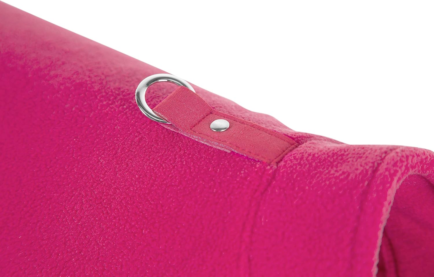Fleece Vest Dog Sweater - Pink, Medium - Warm Pullover Fleece Dog Jacket with O-Ring Leash for Small to Medium Dogs