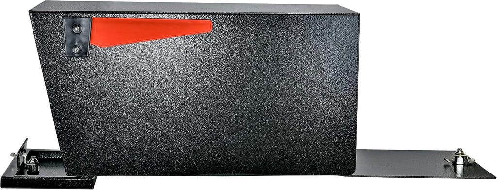 Street Safe Latitude Dual Access Locking Post Mount Mailbox | Patented anti-pry front lock, keyed-alike rear door