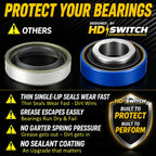 2-Kits 1-633585 110-8837 w/Spring Loaded Seal Upgrade Wheel Bearing Rebuild