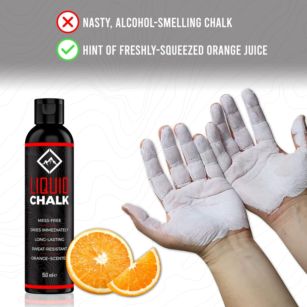 Liquid Chalk for Rock Climbing, Weight Lifting, Gymnastics - Liquid Grip | Climbing Chalk & Lifting Chalk for