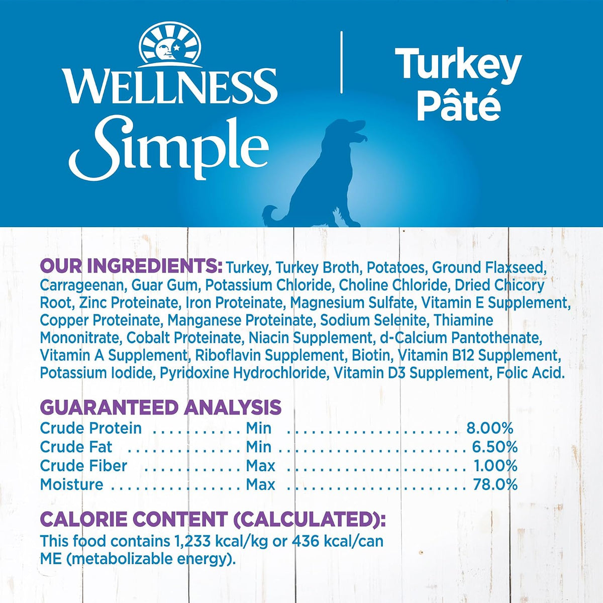 Simple Limited Ingredient Diet Adult Canned Wet Dog Food, Wholesome Grains, Natural, Turkey and Potato Recipe, 12.5