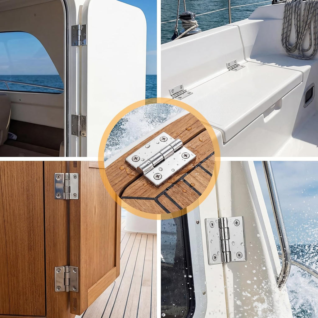 BBTO 6 Pack 316 Stainless Steel Hinges Marine Grade
