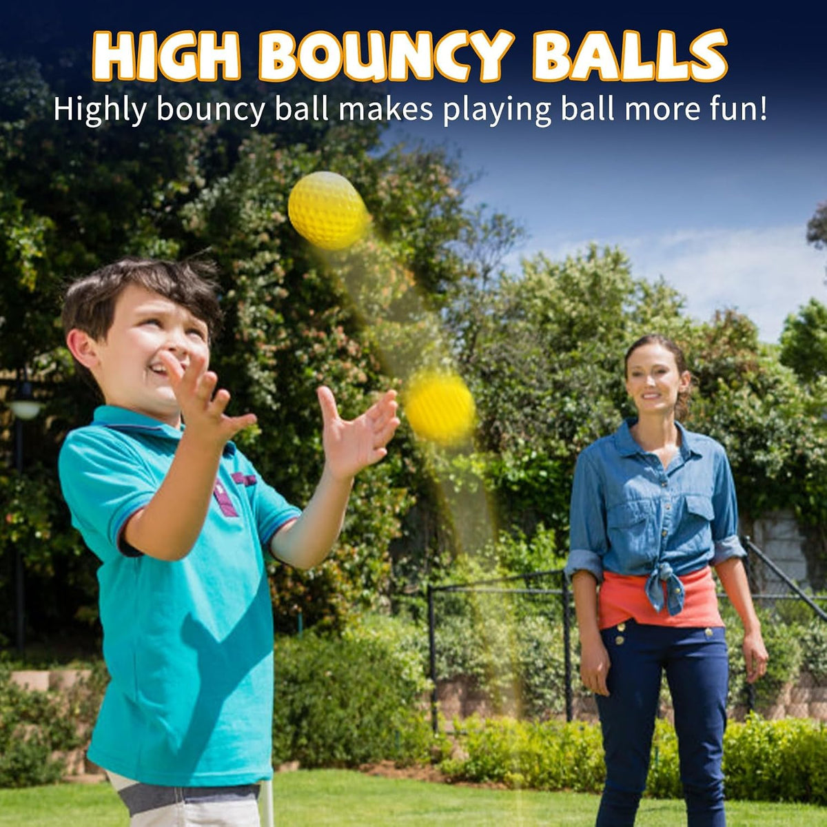 Bucket Pitching Machine Baseballs 24/36 Pack - 60 MPH High Bouncy Yellow Dimpled Practice Balls | Lightweight &