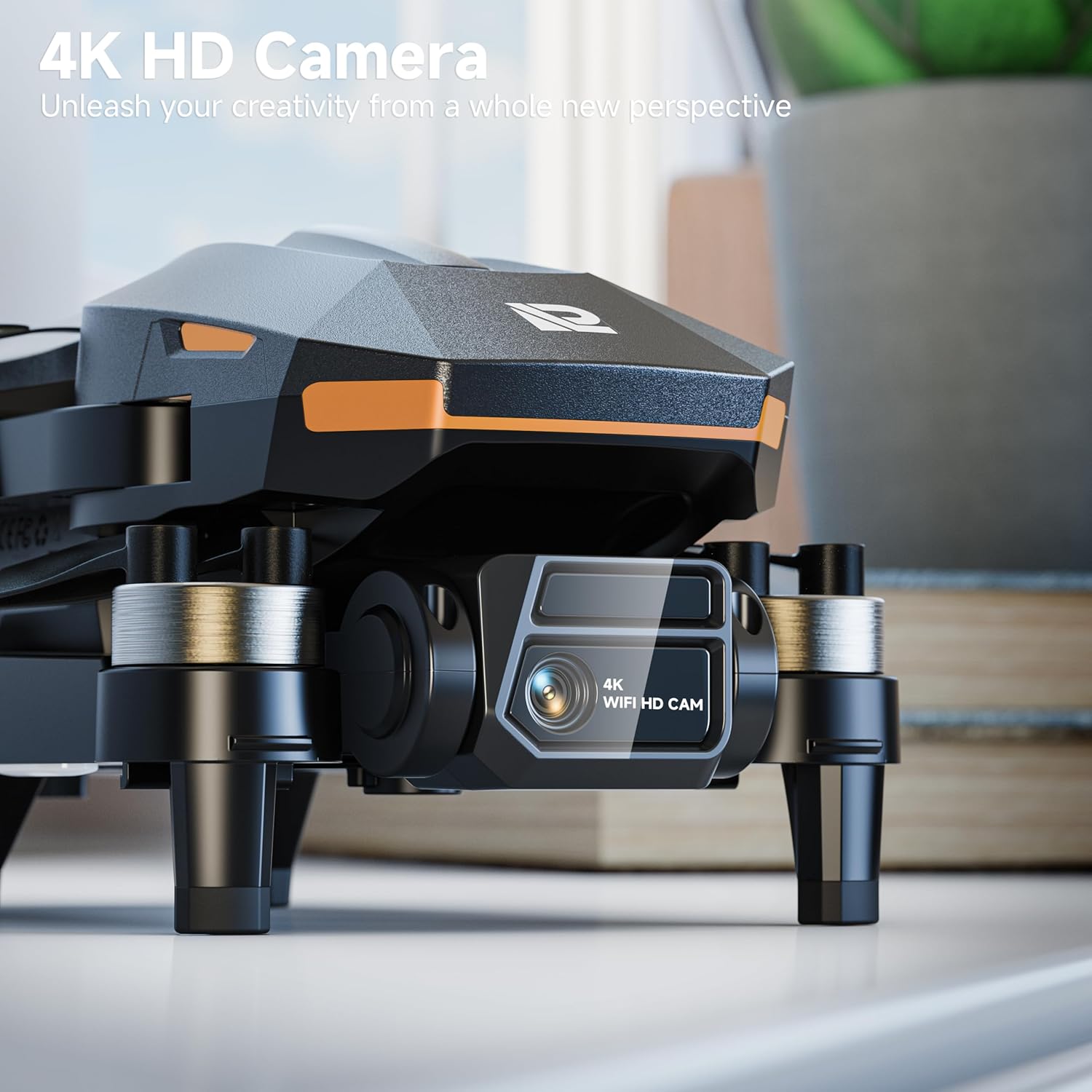 Drones with Camera for Adults 4K, Beginner FPV Drone | Brushless Motor, 30 Mins Flight Time, Foldable Design, One-Key