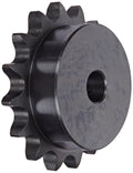 Browning 60B16 Minimum Bore Roller Chain Sprocket, Single Strand, Steel, 3/4" Stocked Bore, 16 Teeth