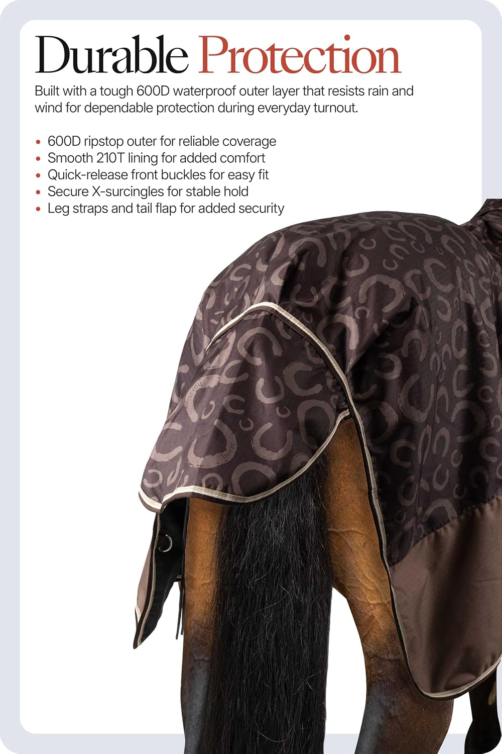 Glasgow Waterproof Turnout Blanket - Lightweight Combo, Neck Cover