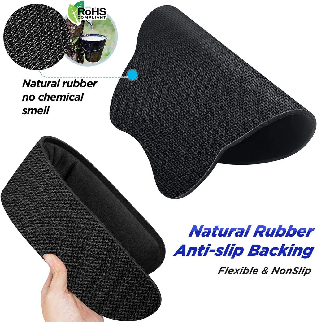 Upgrade Enlarge Superfine Fibre Soft Smooth Gel Ergonomic Mouse Pad Wrist Support and Keyboard Wrist Rest for