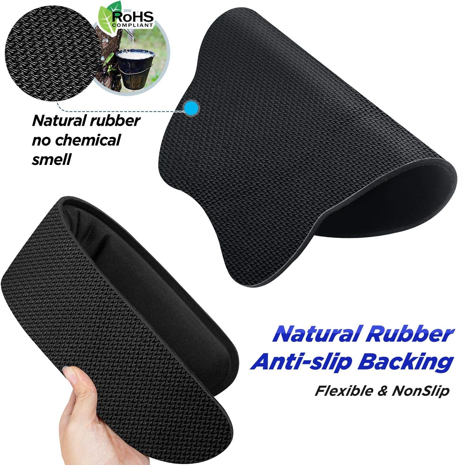 Upgrade Enlarge Superfine Fibre Soft Smooth Gel Ergonomic Mouse Pad Wrist Support and Keyboard Wrist Rest for
