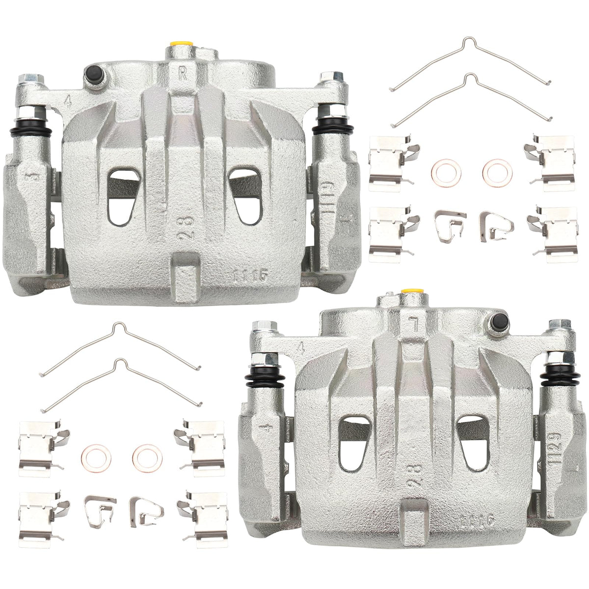 MAYASAF 19B6274 19B6275 Front Left&Right Disc Brake Caliper Assembly Set