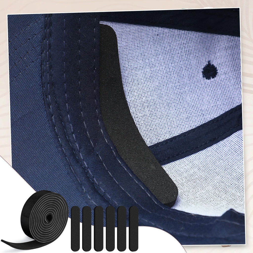 23 Pcs Hat Size Reducer Foam Tape Self Adhesive,Black