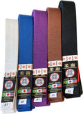 Japan Made Deluxe Jiujitsu BJJ Gi Belt - 1.75” wide-12 Row Stitching