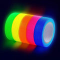 5 Pcs Neon Duct Tape Bright Colors, 18 ft x 0.5 in, Tape Rolls