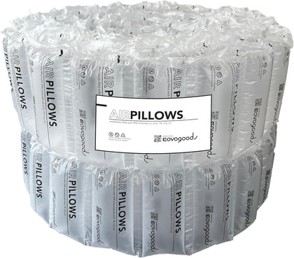 AirPillows 150 Count Premium Prefilled Air Pillow Bubbles for Package Shipping | 3 Cu Ft, 22 Gal, 4x8-In Ea | like