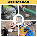 DD2020 Type DD Cam and Groove Spool Coupler(CAM-20-DD-AL)