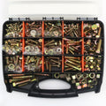 924Pcs Grade 8 Bolts and Nuts Assortment Kit, 1/4-20, 5/16-18, 3/8-16, 1/2-13 Heavy Duty Hex SAE Assorted Bolts Nuts