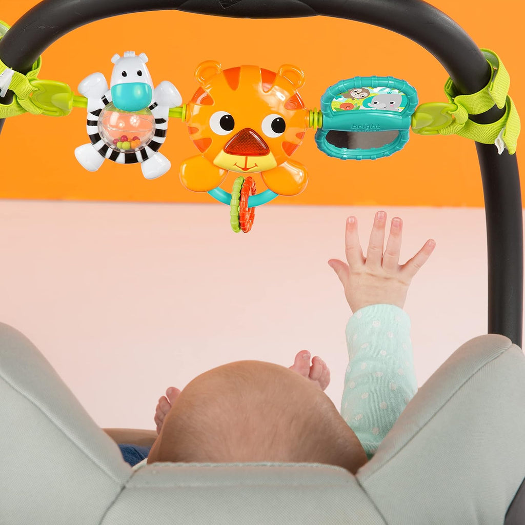 Take Along Musical Carrier Baby Activity Toy Bar, Hanging Car Seat Toy, 4 Fun Melodies, Fine Motor Skill Development
