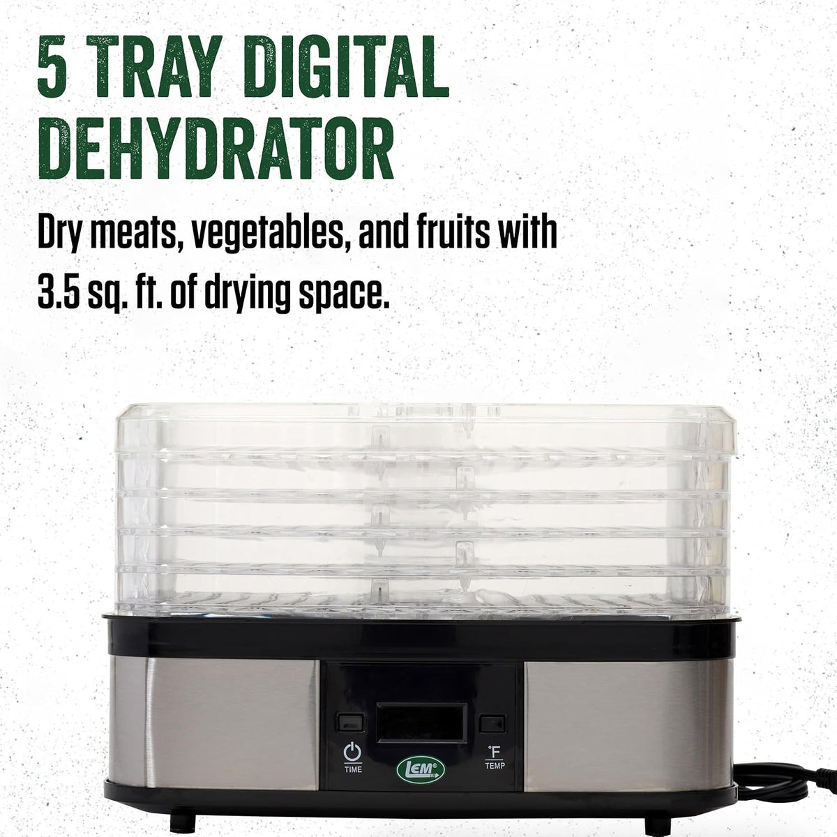 Products Food Dehydrator for Food, Jerky, Snacks, 5 Tray