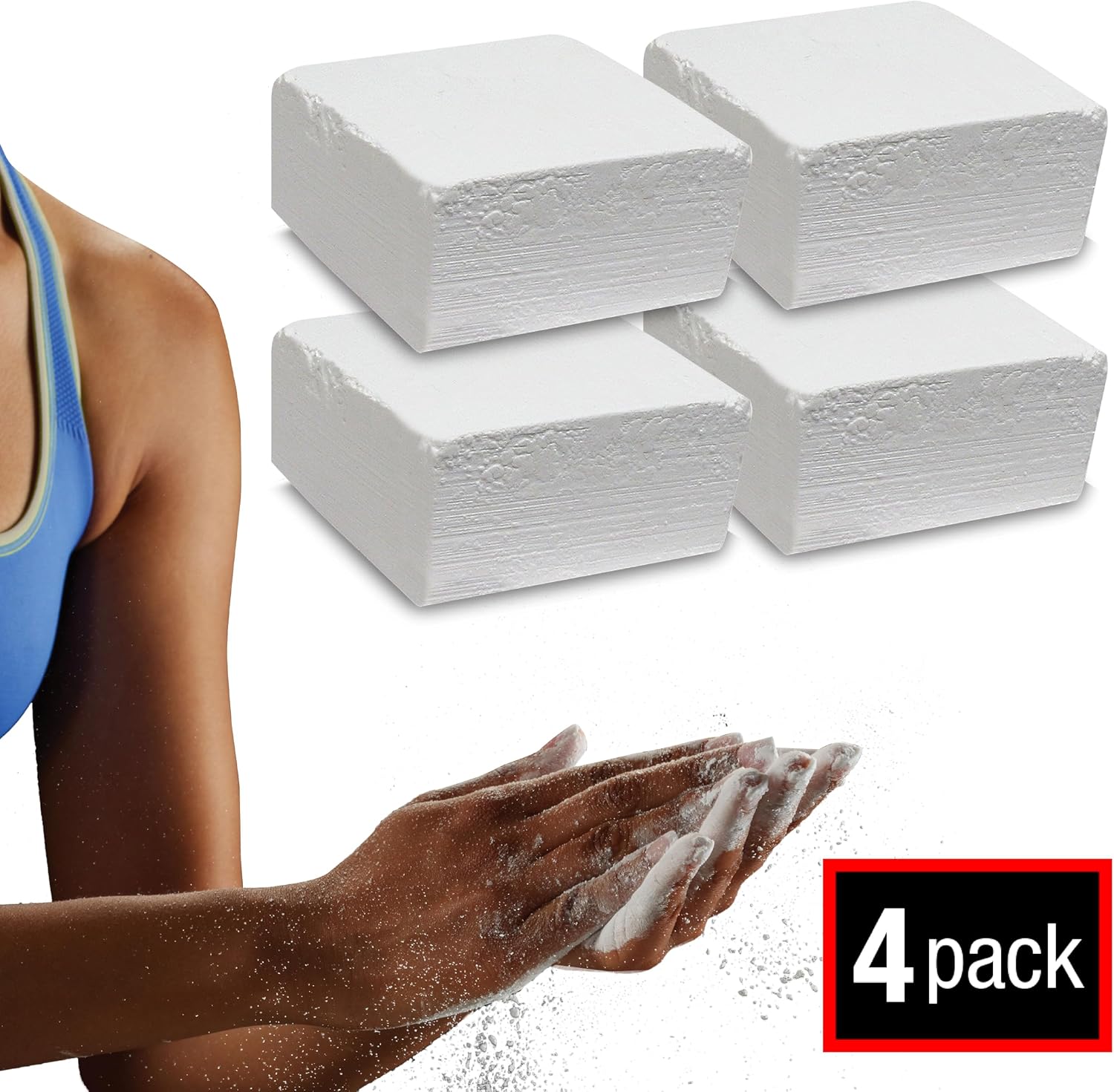 Chalk Block & Chalk Ball for Gymnastics, Rock Climbing, Bouldering, Rings, Weightlifting, Pool Billiards