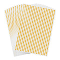 Orange Round Stickers 1/4 Inch Removable Vinyl Dot Labels 7000 PCS