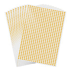 Orange Round Stickers 1/4 Inch Removable Vinyl Dot Labels 7000 PCS