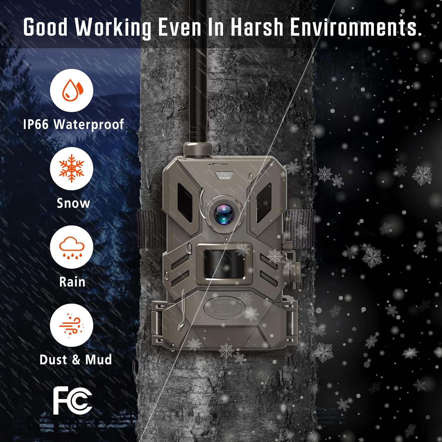 4G Cellular Trail Camera with No Glow 940nmNight Vision,36MP Hunting Camera HD Video IP66 Waterproof Game Cam,90FT