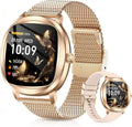 Smart Watch for Women, 1.72" Fitness Tracker with Answer/Make Calls, Sleep/Heart Rate Monitor, Smartwatch for Android