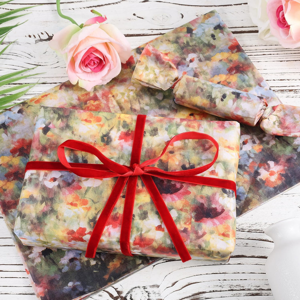 30 Sheet Flower Wrapping Tissue Paper
