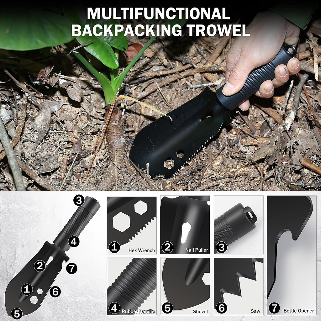 Survival Kit, Survival Gear and Equipment 258 PCS with Water Filter, Emergency Tent, LED Lantern, First Aid Kit