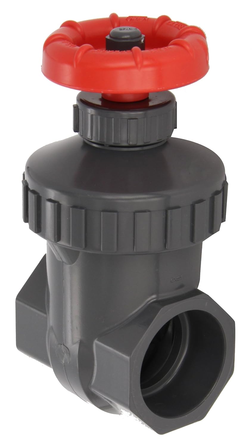 Spears PVC Gate Valve, Non-Rising Stem, Buna-N O-Ring, 1-1/2" Socket