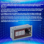 EC Buying ZK-BMG DC Motor Speed Controller, DC Motor Controller 9V-60V/12A/500W DC Encoder, PWM Control Adjustable Speed Variable Rotary Switch PWM Signal Generator Module