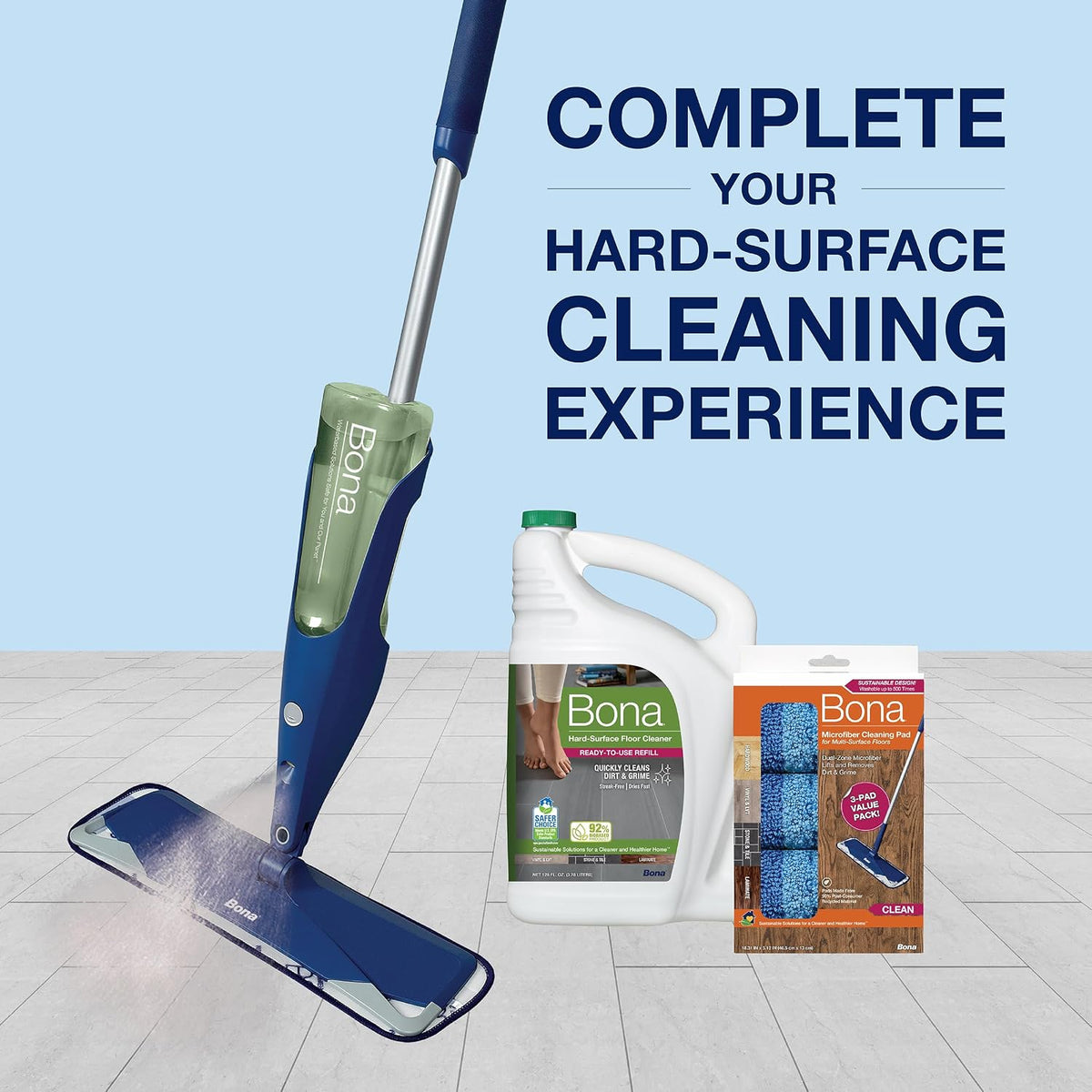 Multi-Surface Floor Cleaner Refill - 128 fl oz - Unscented