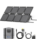 60W Portable Solar Panels with PD 45W USB-C, 20W USB-A, DC Outputs | Built-in Kickstand, IP68 Waterproof, Folding