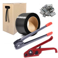 Banding Strapping Kit -Tensioner Sealer 3500ft Poly Strap 200 Seals