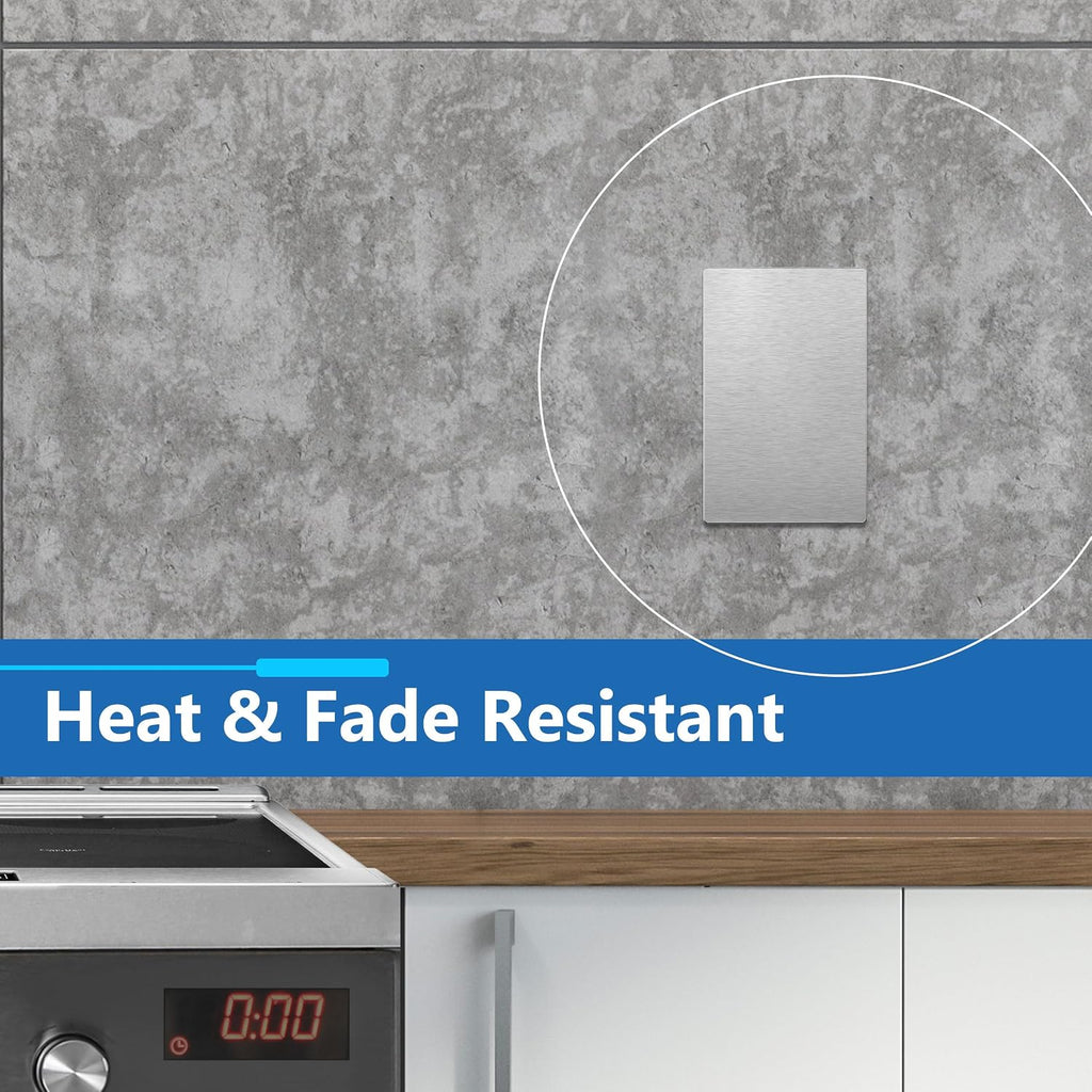 LIDER Blank Screwless Metal-Surface Wall Plate, Upgrade, Mid-Size 1-Gang