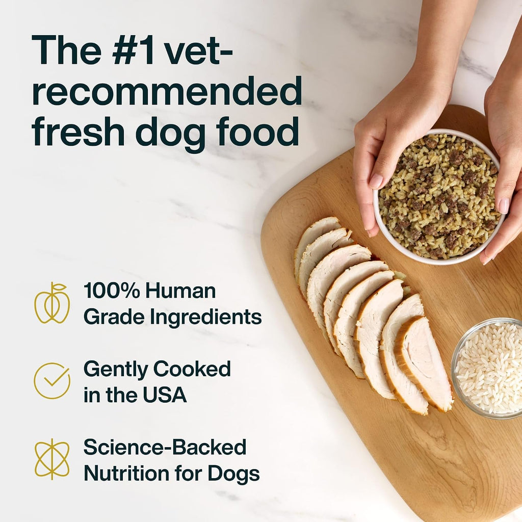 JustFresh Fresh Sensitive Stomach Dog Food Pouches - 7 Pack
