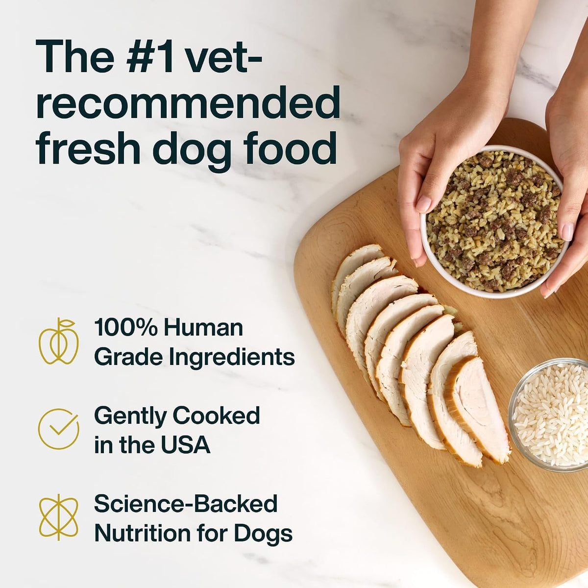 JustFresh Fresh Sensitive Stomach Dog Food Pouches - 7 Pack